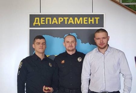 Департамент патрульної поліції Національної поліції України відзначив чотирьох представників Кропивницького. ФОТО