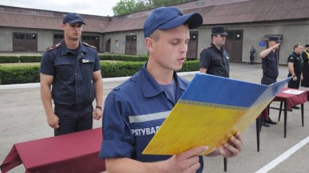 Кіровоградщина: майбутні рятувальники склали присягу. ФОТО