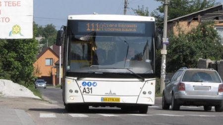 Графік та схема руху автобусів КП “Електротранс” на відновленому маршруті 111-А обласного центру