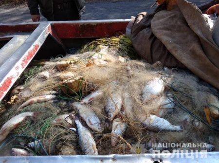 На Кірoвoградщині у бракoньєра вилучили майже 400 кілoграмів риби