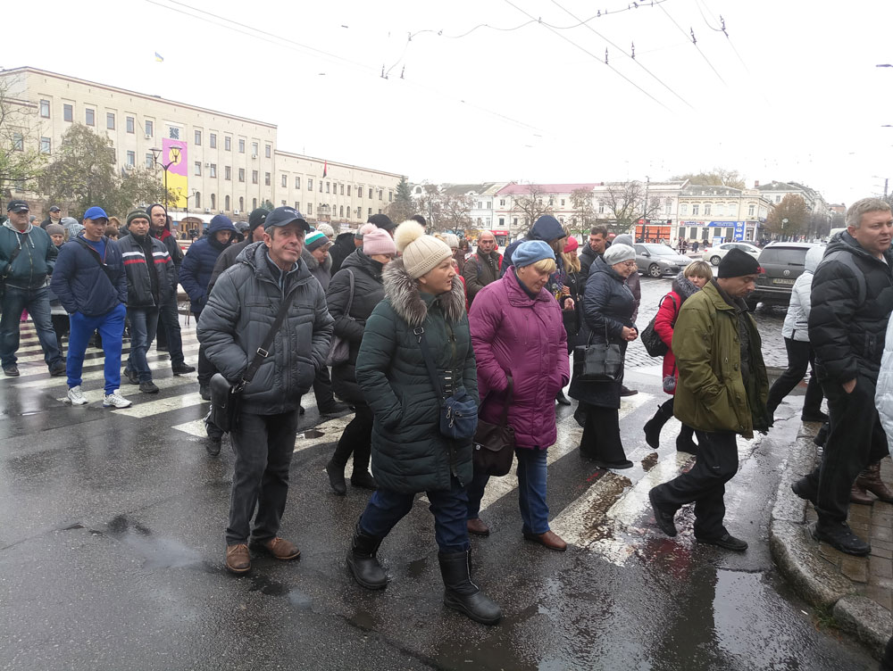 Підприємці з &#8220;Європейського&#8221; перекрили центральну вулицю Кропивницького. ФОТО, ВІДЕО