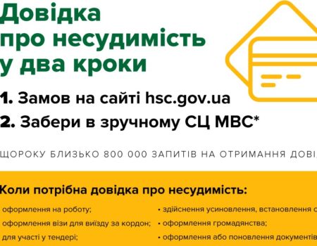 Як отримати довідку про відсутність судимості онлайн