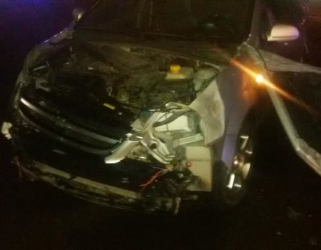 Нічна ДТП у Кропивницькому: водій не впорався з керуванням і протаранив 2 магазина. ФОТО