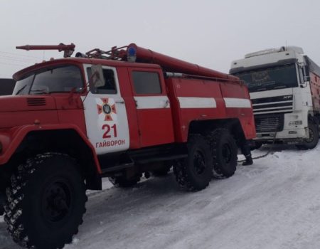 Під час снігопадів рятувальники Кіровоградщини 74 рази виїздили на допомогу водіям. ФОТО