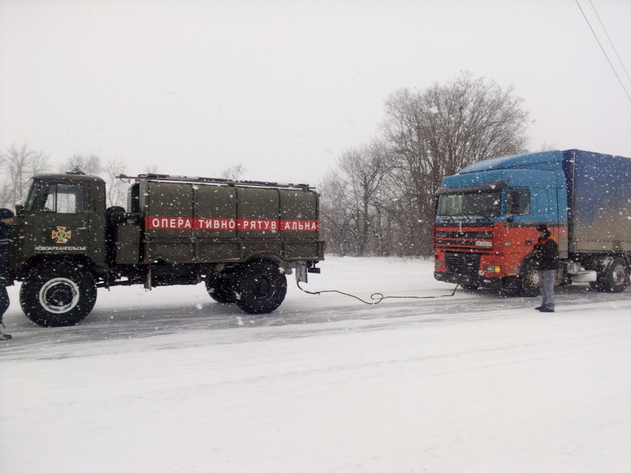 Рятувальники Кіровоградщини вже витягнули з заметів майже 200 автомобілів. ФОТО