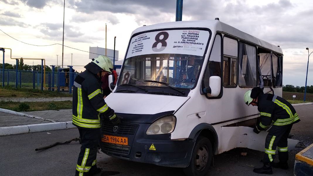 У Кропивницькому від вибуху газового балона постраждало двоє працівників заправки