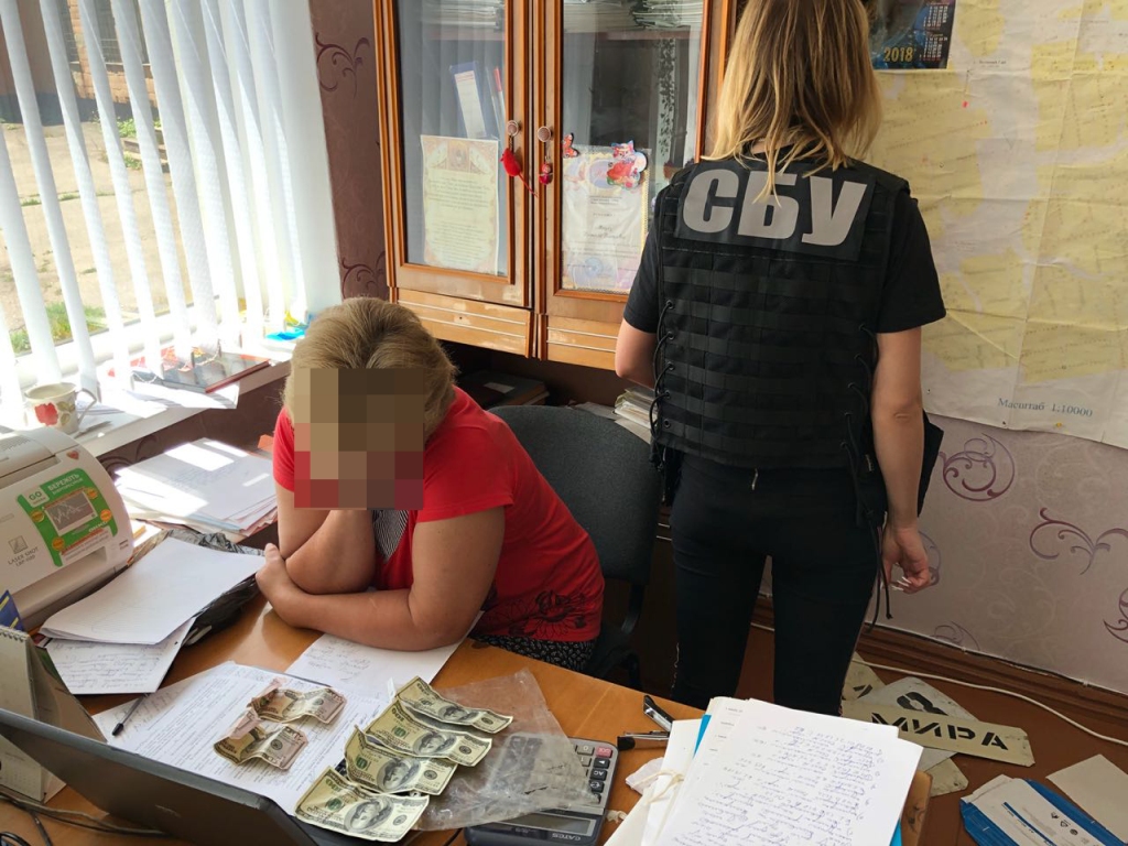 На Кіровоградщині за підозрою у вимаганні хабара затримали землевпорядника і депутата. ФОТО