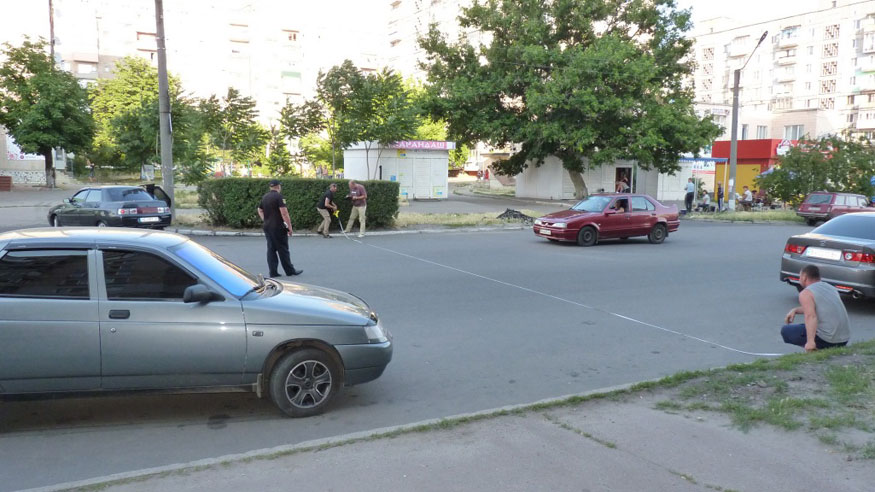 В Олександрії на пішохідному переході автомобіль збив дівчинку. ФОТО