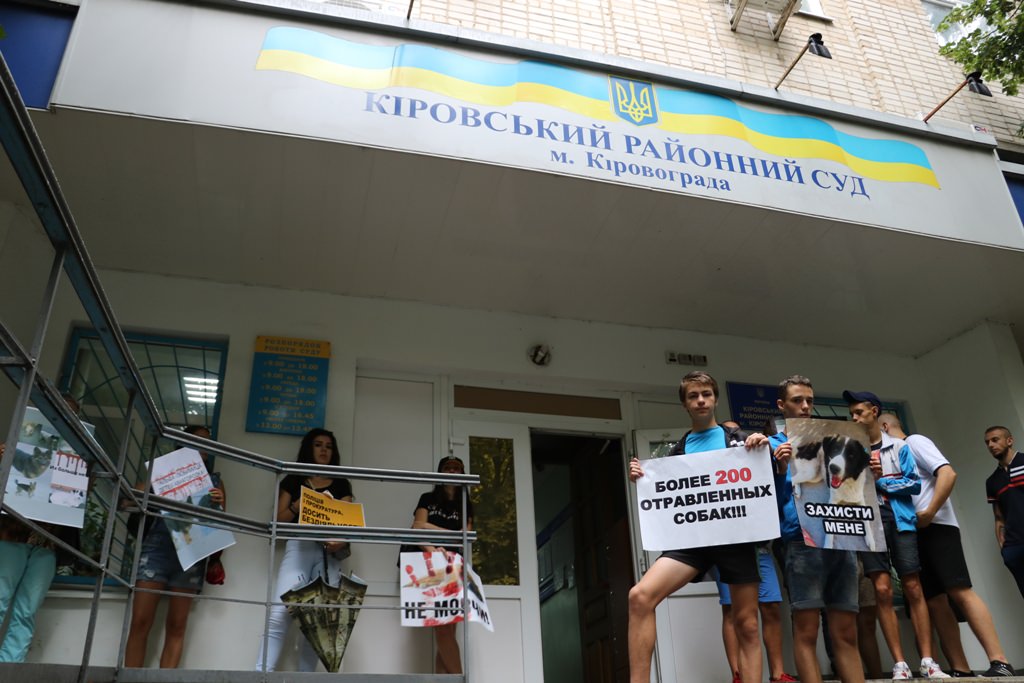 Журналістам заборонили зйомку на суді у справі про отруєння собак. ФОТО