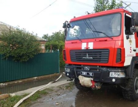Через зливу в Кропивницькому відкачували воду в 25-ти домоволодіннях. ФОТО