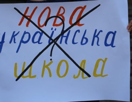 У Кропивницькому через зрив старту НУШ батьки першачків пікетували міськраду. ФОТО