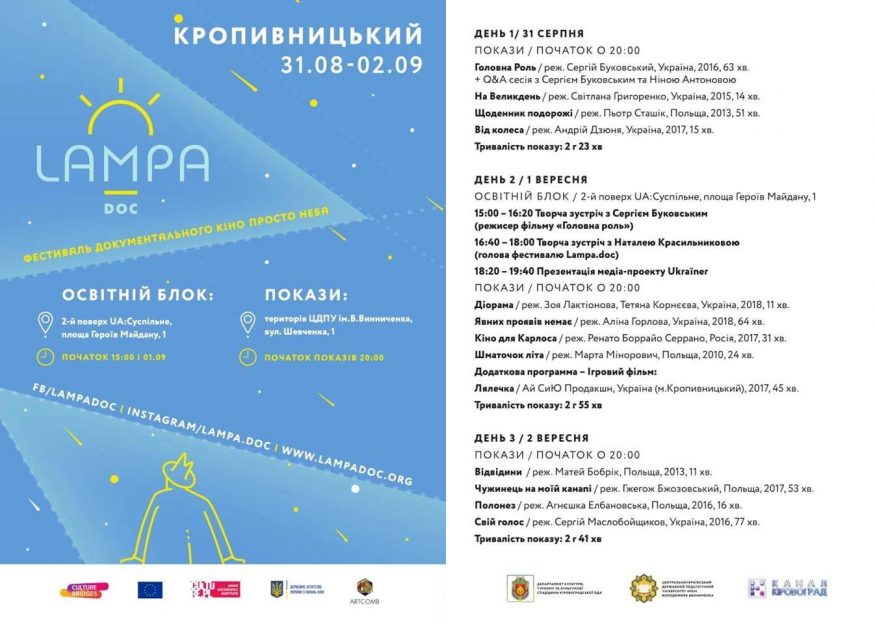 Сьогодні в рамках кінофестивалю в Кропивницькому покажуть кінофільм місцевого виробництва &#8220;Лялечка&#8221;