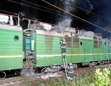 Рятувальники ліквідували загоряння на товарному потязі