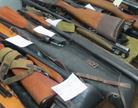 Жителі Кіровоградщини за місяць добровільно здали 222 одиниці зброї