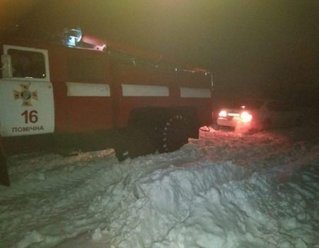 На Кіровоградщині минулої доби рятувальники 4 рази виїжджали на допомогу водіям