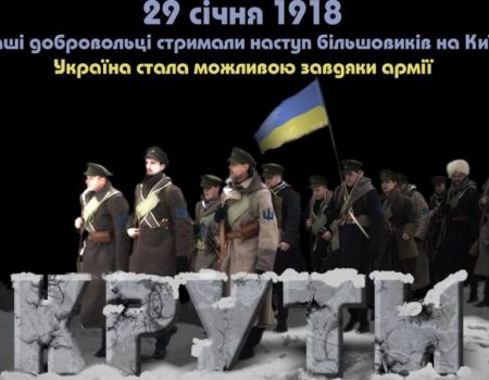 Перелік заходів до Дня пам’яті героїв Крут у Кропивницькому