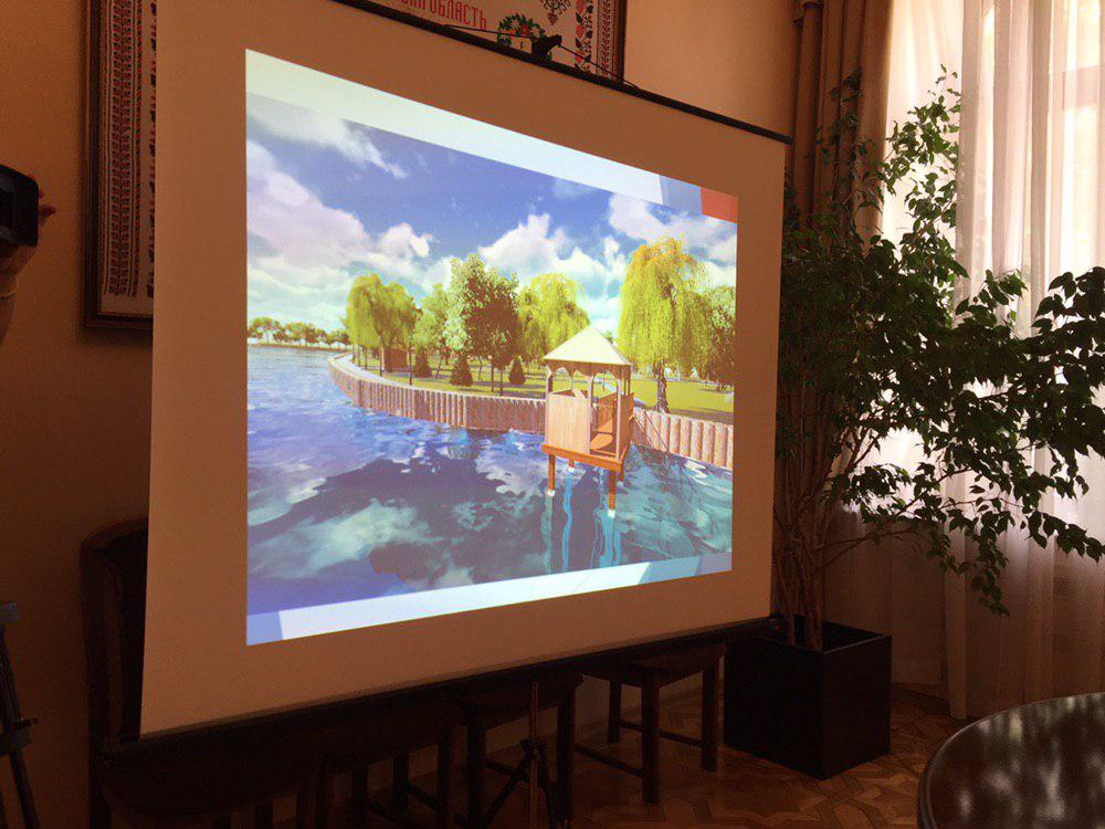 У Кропивницькому презентували проект реконструкції заповідника-музею «Хутір Надія». ФОТО