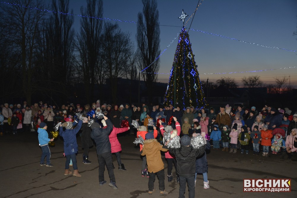 З якими ялинками зустрічають Новий рік райони і міста Кіровоградщини