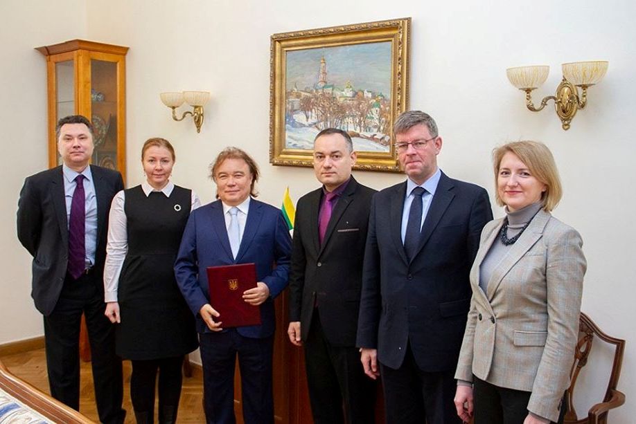 Сергій Тарасов став почесним консулом Литви в Кропивницькому. ФОТО