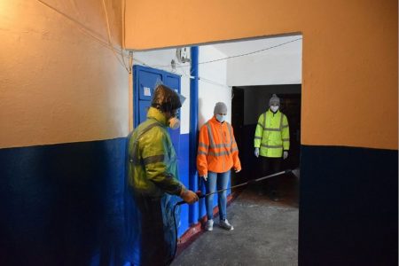 У Кропивницькому розпочали дезінфекцію під’їздів