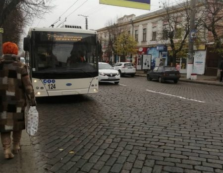 Сьогодні в Кропивницькому відновили роботу тролейбуси