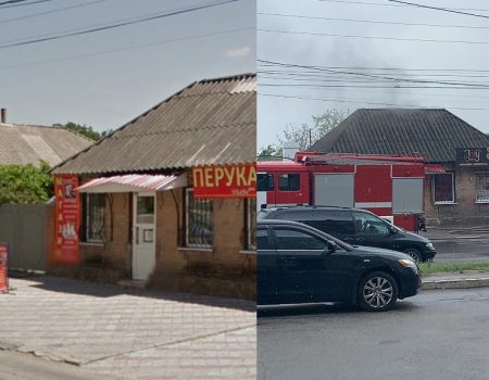 У Кропивницькому горить перукарня. ФОТО. ВІДЕО