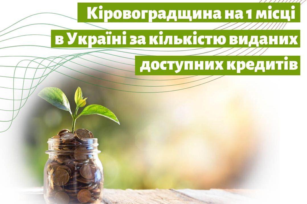 Бізнес Кіровоградщини отримав &#8220;Доступних кредитів&#8221; на понад 30 мільйонів