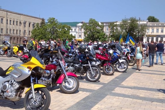 У Кропивницькому побували учасники третього мотопробігу за єдність України