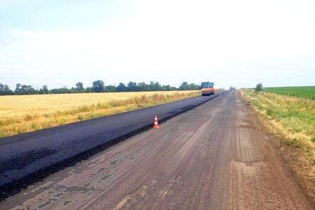 На Кіровоградщині через 9 років відновили реконструкцію траси М-12 біля Смоліного