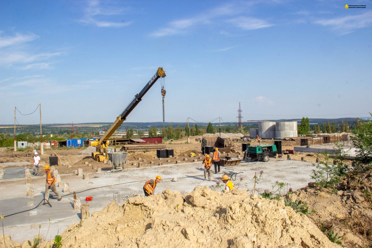 У Світловодську реконструюють водоочисну станцію, яка забезпечує питною водою частину Кіровоградщини