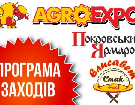 Завтра у Кропивницькому стартує виставка AGROEXPO-2020. ПРОГРАМА