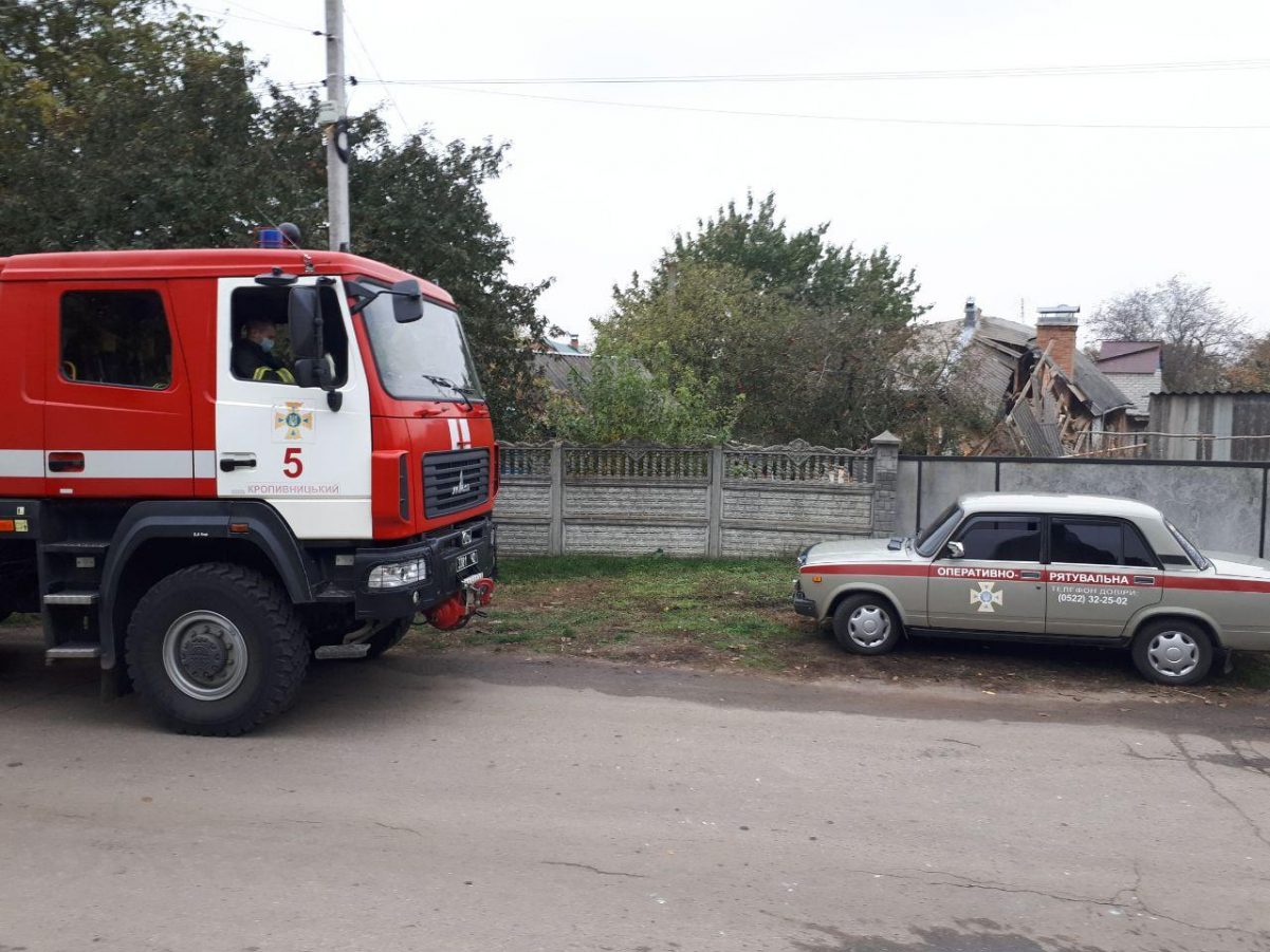 У Бережинці Кропивницького району стався вибух у приватному будинку