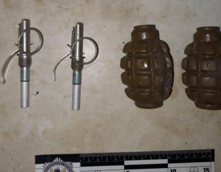 У гаражі жителя Кропивницького знайшли гранати та інші боєприпаси. ФОТО