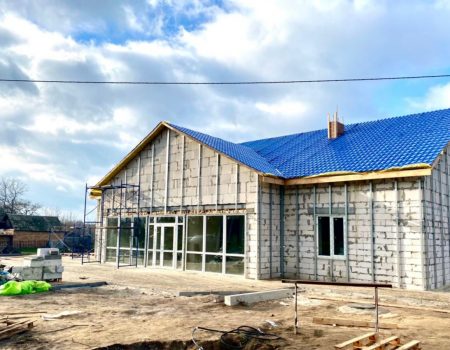 У Петрівському районі на Кіровоградщині триває будівництво нової сільської амбулаторії