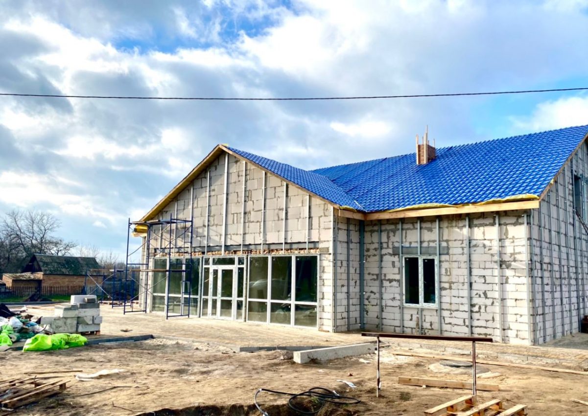 У Петрівському районі на Кіровоградщині триває будівництво нової сільської амбулаторії