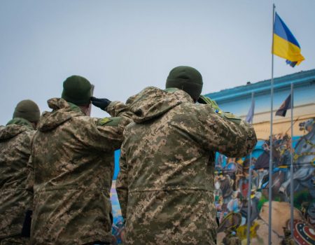 У Кропивницькому напередодні Дня Збройних Сил України в 3-му полку презентували мурал