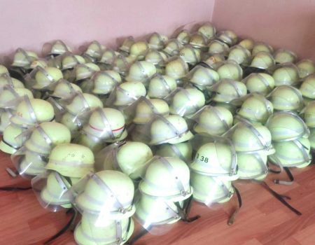Рятувальники Кіровоградщини отримали шоломи від гуманітарної місії ЄС