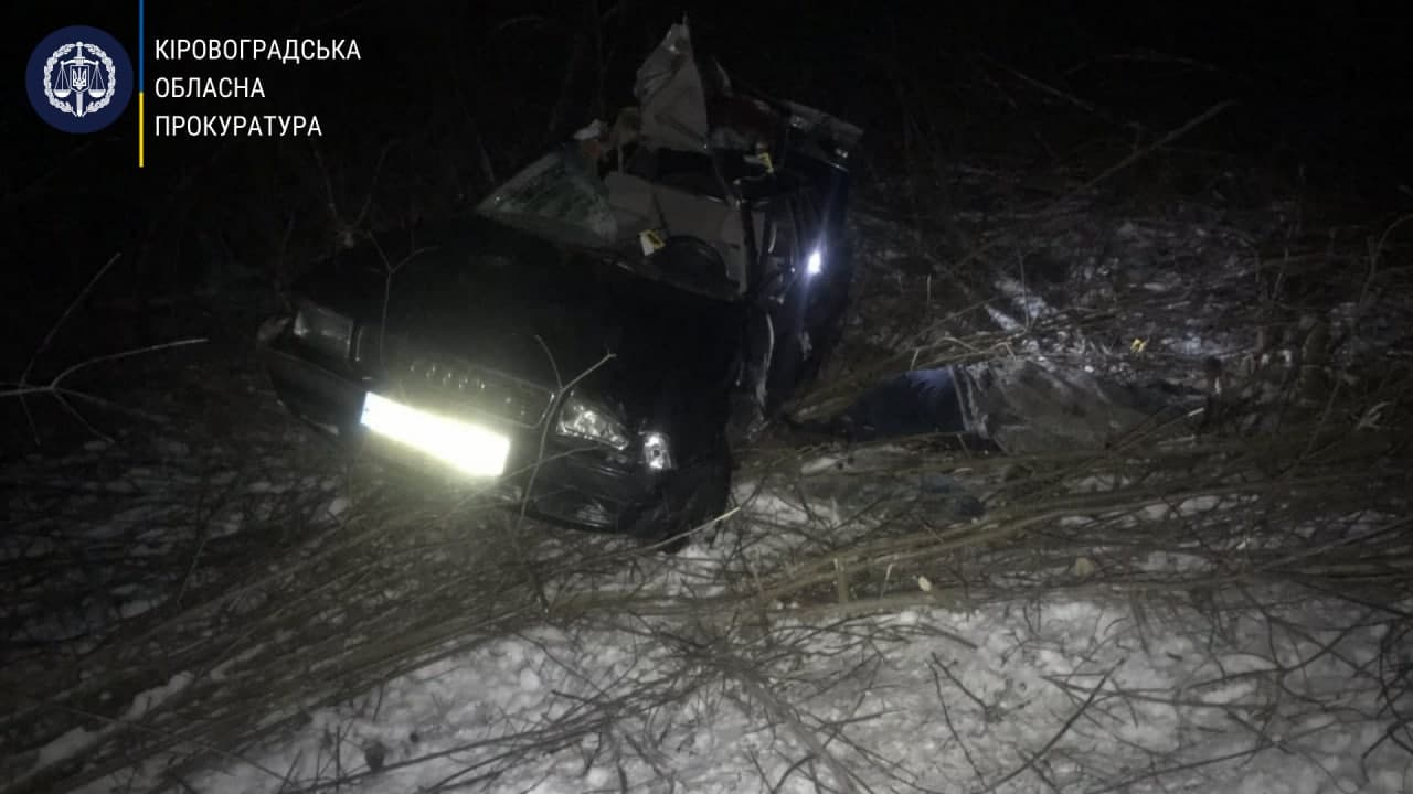 На Кіровоградщині взяли під варту водія, з вини якого загинув 1 з 4 його пасажирів