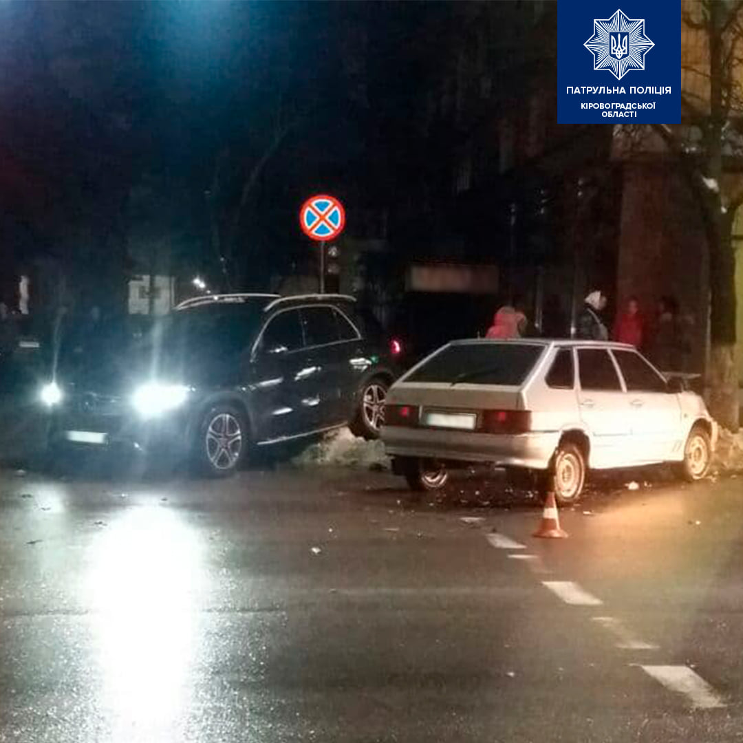 П'яний водій спричинив ДТП в центрі Кропивницького