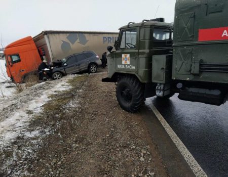 На Кіровоградщині «Hyundai» не розминувся з вантажівкою «DAF»