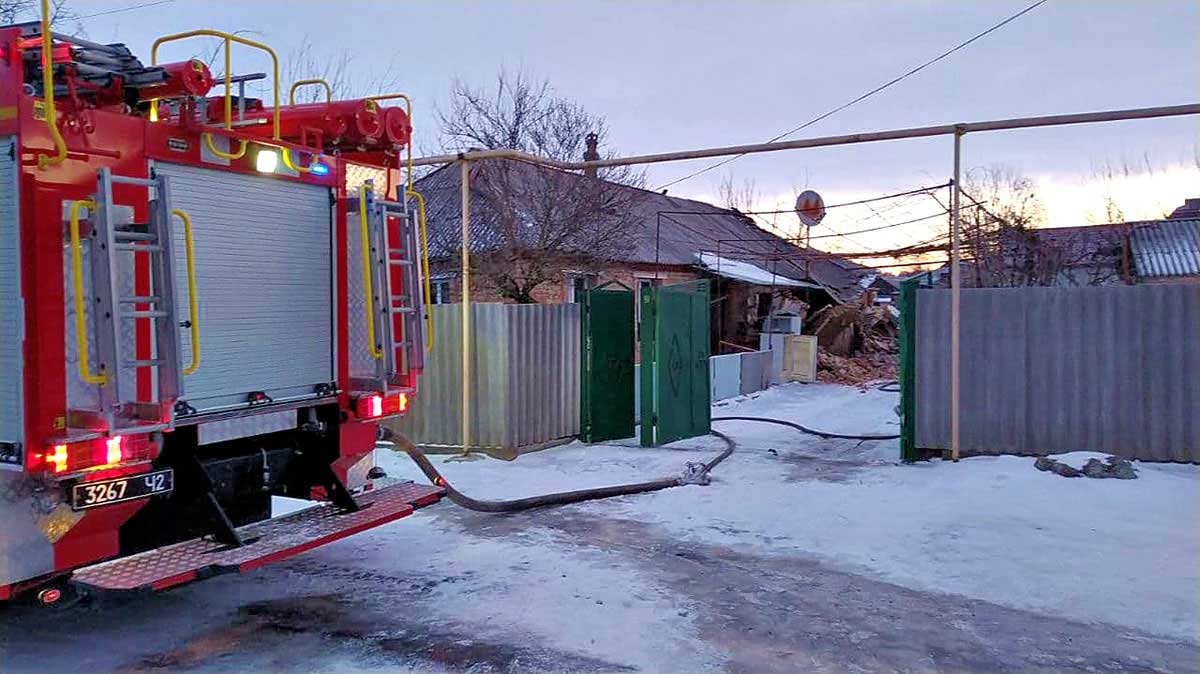 вибух, газ, обвал, приміщення
