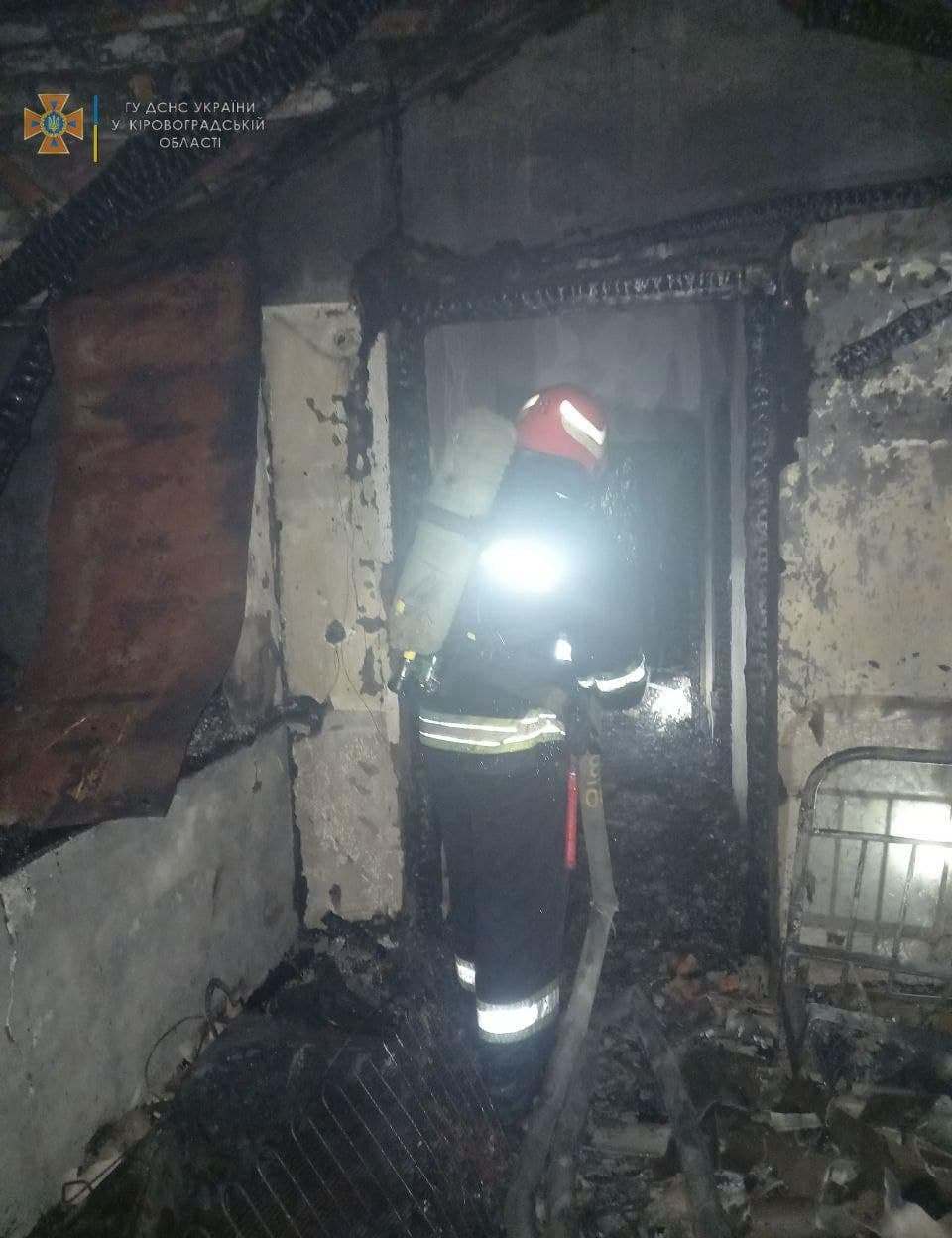 На Кіровоградщині під час пожежі загинула жінка з Голованівського району