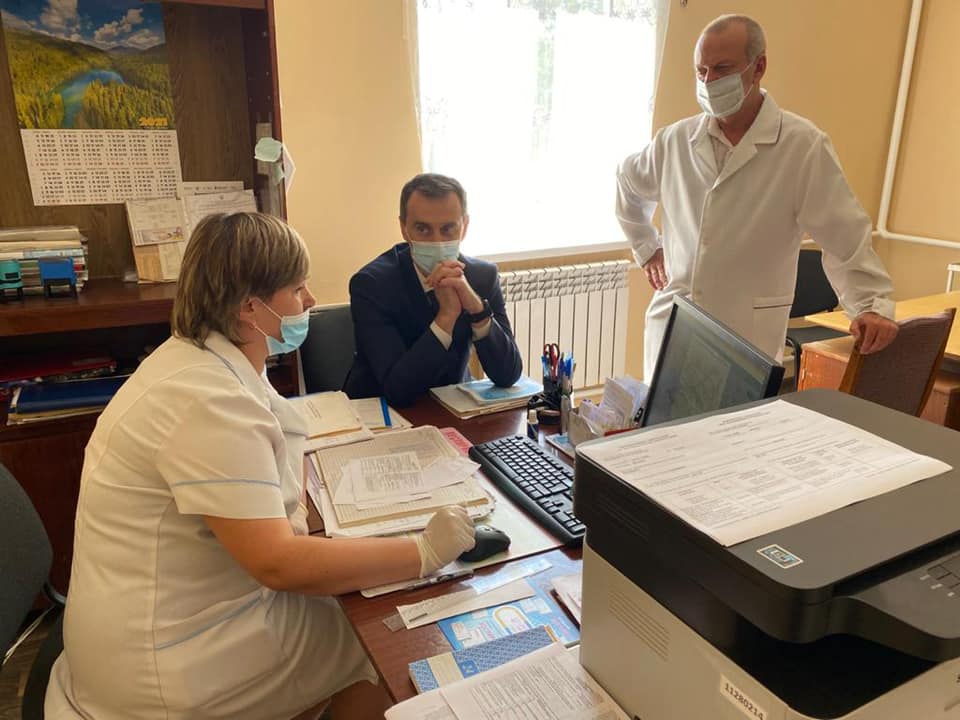 Міністр охорони здоров&#8217;я без попередження відвідав пункти вакцинації на Кіровоградщині. ФОТО