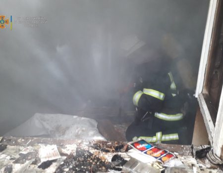 В Олександрії під час пожежі у власному будинку загинув чоловік