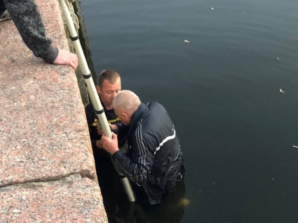 У Кропивницькому госпіталізували чоловіка, який упав із мосту в річку. ФОТО