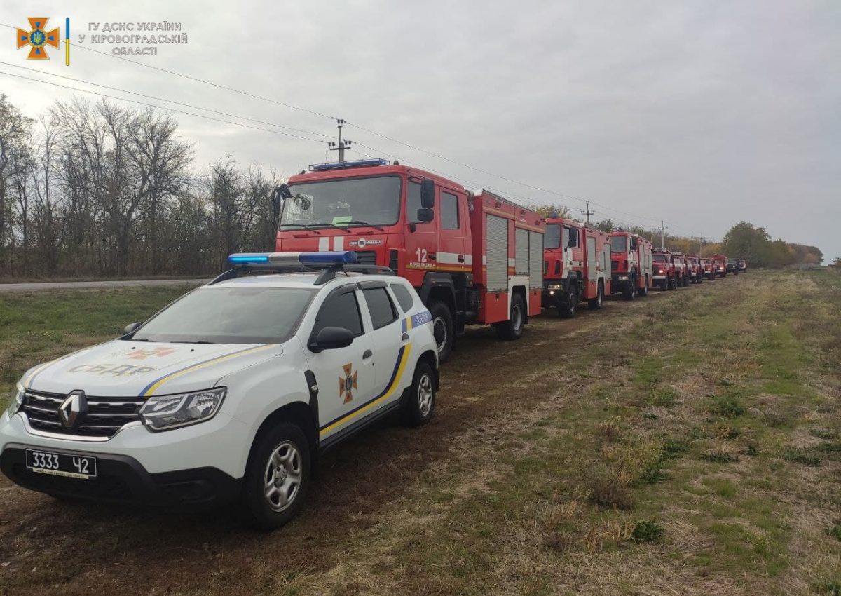 Без паніки: масовий виїзд пожежних машин на Кіровоградщині проводять виключно для перевірки. ФОТО