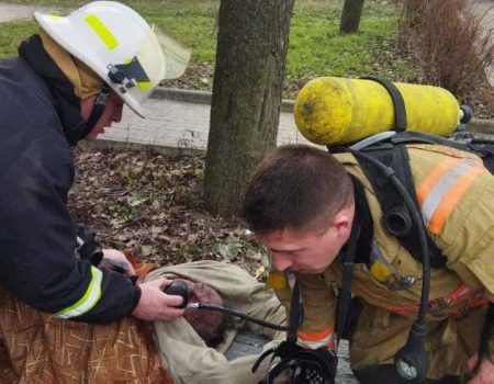 У Кропивницькому під час пожежі врятували чоловіка, його доставили до лікарні. ФОТО