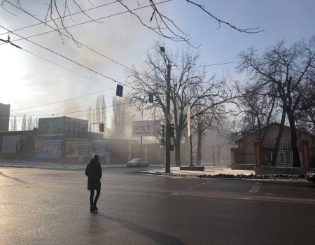 Причина задимлення в районі Ковалівського парку в Кропивницькому – навчання військових. ФОТО