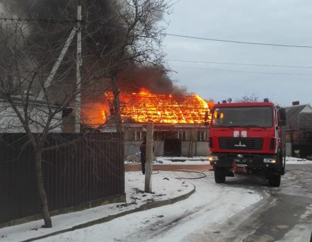 У Кропивницькому горів будинок