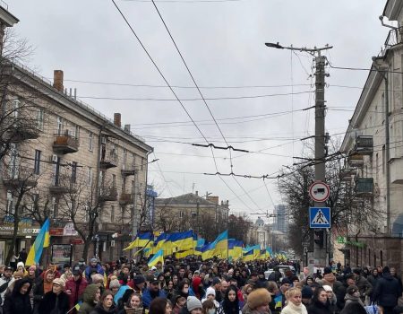 Ходою і автопробігом Кіровоградщина вперше відзначила День єдності. ФОТО